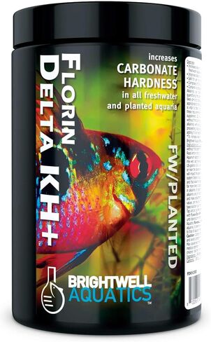 Brightwell Aquatics Florin Delta KH+ - يزيد من صلابة الكربونات واستقرار درجة الحموضة في المياه العذبة وأحواض السمك المزروعة 500 جم in Kuwait