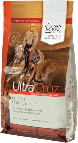 UltraCruz - sc-516463 مكمل خميرة السيلينيوم للخيول، 10 رطل، حبيبات (كمية تكفي 80 يومًا) in Saudi Arabia