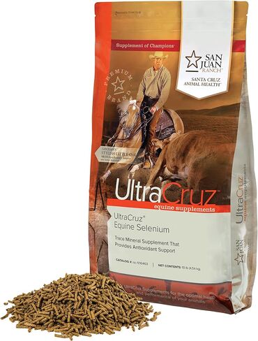 UltraCruz - sc-516463 مكمل خميرة السيلينيوم للخيول، 10 رطل، حبيبات (كمية تكفي 80 يومًا) in Saudi Arabia