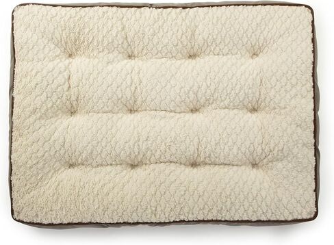 Dura Mat Tufted Pillow Pet Bed, Easy to Clean - Gray, Large, Dura Mat (Gray), 36.0" L x 27.0" W x 5.0" Th in Kuwait