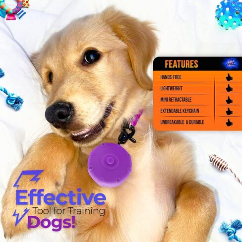 Safe & Easy Lightweight Heavy-Duty Wearable Mini Clip-On Power Leash! Durable Waterproof Adjustable Hands-Free Compact Travel Keychain 2pc Set for Off-Leash Walking Hiking Training & Adventure. in Kuwait