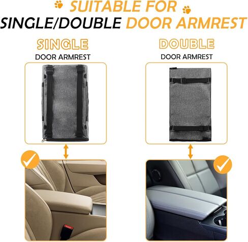 Lipneaed Dog Car Seats for Small Dogs 0-10lbs, Portable Pet Car Seat Dog Travel Accessories with Safety Tethers and Pad, for Single/Double Door Armrest Applicable in Saudi Arabia