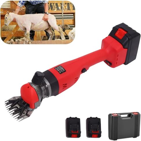 DOOKAA Sheep shearsRechargeable Electric Farm Supplies Animal Grooming Shearing Clipper Sheep Goat Shears, Farm Supplier(Color:a,Size:2) in Kuwait