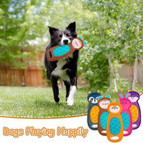 AWOOF Squeaky Dog Toys No Stuffing, 5 Pack Crinkle Stuffless Dog Toys for Small Medium Large Dogs, Durable Puppy Chew Toys for Aggressive Chewer Interactive Dog Toys for Boredom and Stimulating in Kuwait