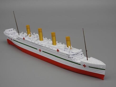 HMHS BRITANNIC Model - Highly Detailed Replica Historically Accurate No Assembly Required - 1 Foot in Length (Model) in Kuwait