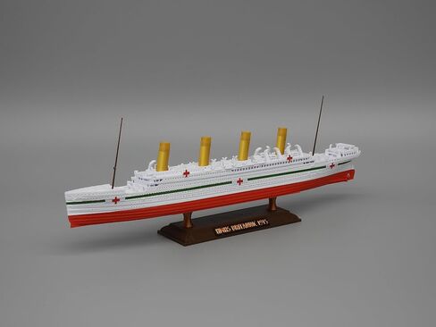TheRoller3d HMHS BRITANNIC Model - Highly Detailed Replica Historically Accurate No Assembly Required - 1 Foot in Length (Model) in Kuwait