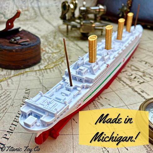 Sands3D RMS Titanic Model Ship 1 Ft Long Assembled Titanic Toys For Kids, Historically Accurate Titanic Toy, Titanic Ship, Titanic Cake Topper, Titanic Figurine, Titanic Boat, Titanic Replicas in Saudi Arabia