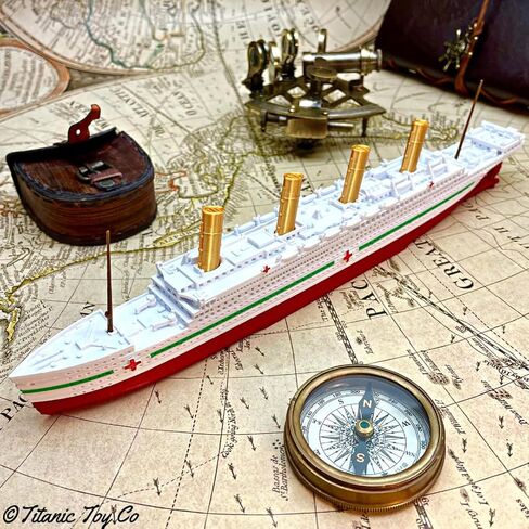 Sands3D RMS Titanic Model Ship 1 Ft Long Assembled Titanic Toys For Kids, Historically Accurate Titanic Toy, Titanic Ship, Titanic Cake Topper, Titanic Figurine, Titanic Boat, Titanic Replicas in Saudi Arabia