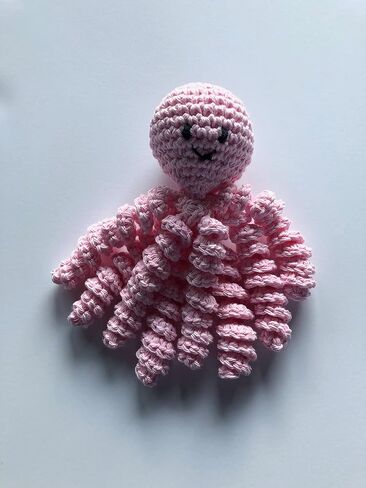 Crochet Octopus for Preemies, Crochet Octopus for Babies in Pink, Crochet Amigurumi in Kuwait