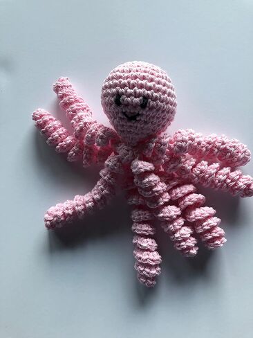 Crochet Octopus for Preemies, Crochet Octopus for Babies in Pink, Crochet Amigurumi in Kuwait