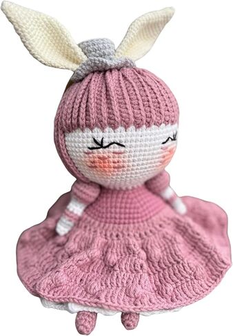 12’’ Handmade Crochet Halloween Doll | Embroidered Face | Great Toy Gift for Kids from Safe Cotton Yarn | Imaginative Play & Creativity | Amigurumi | Stuffed Plush Toy | Home Decor in Saudi Arabia