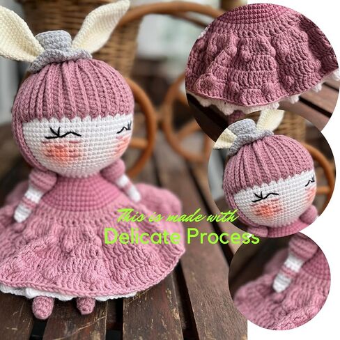 12’’ Handmade Crochet Halloween Doll | Embroidered Face | Great Toy Gift for Kids from Safe Cotton Yarn | Imaginative Play & Creativity | Amigurumi | Stuffed Plush Toy | Home Decor in Saudi Arabia