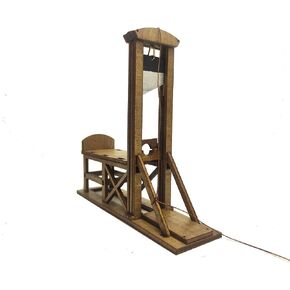 Handmade Wooden Mini French Guillotine Model Creative Props Decoration Scene Action Figure Accessories in Kuwait