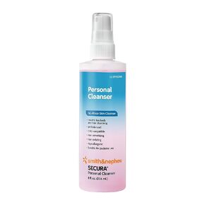 Smith+Nephew SECURA Personal Cleanser Spray, Waterless Body Cleanser and Perineal Spray, No-Rinse Skin Cleanser, 8 Ounces in Saudi Arabia