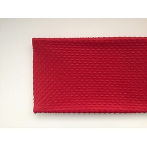 Changing Pad Cover - Red Minky in Saudi Arabia