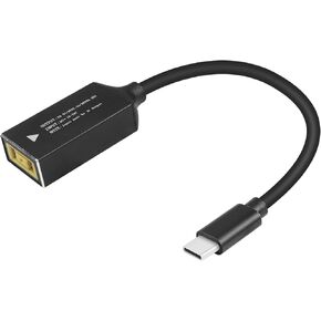 GINTOOYUN PD65W كابل شحن Lenovo Square Mouth إلى USB-C كابل محول الطاقة لشاحن Lenovo Square Mouth إلى Type-C لأجهزة الكمبيوتر المحمولة والهواتف المحمولة والأجهزة اللوحية وأجهزة الشحن وما إلى ذلك (7 بوصة) (فم Lenovo المربع) in Kuwait