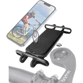 Bike Phone Holder Compatible with Most Phones,Compatible with Garmin Bicycle Bracket Mount Adapter,Detachable Universal Cell Phone Holder for Bike