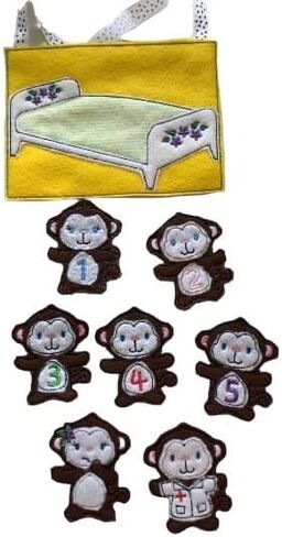 Five Little Monkey's Finger Puppets in Saudi Arabia