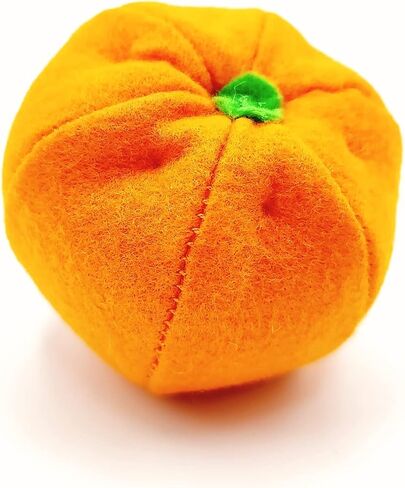 Orange, tangerine, mandarin play felt food, pretend play for kids kitchen, plush fruit, stuffed citrus, fake toys, gift for birthday (1 citrus) in Kuwait