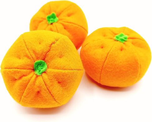 Orange, tangerine, mandarin play felt food, pretend play for kids kitchen, plush fruit, stuffed citrus, fake toys, gift for birthday (1 citrus) in Kuwait