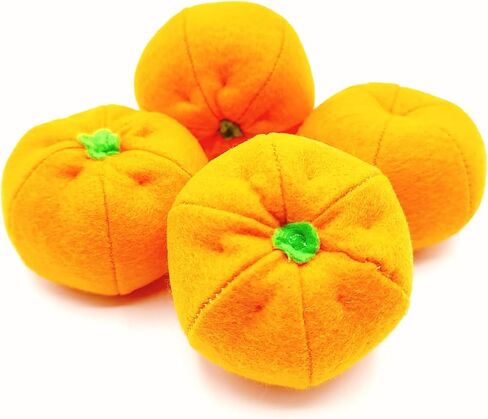Orange, tangerine, mandarin play felt food, pretend play for kids kitchen, plush fruit, stuffed citrus, fake toys, gift for birthday (1 citrus) in Kuwait