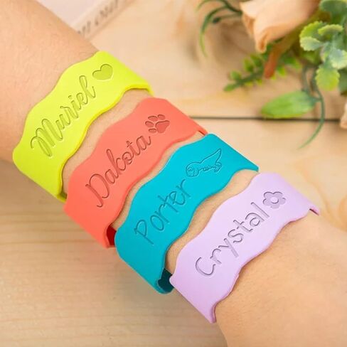 Reusable Silicone Bottle Straps For Kids Cup Labels With Names Custom Baby Bottle Labels For Daycare in Saudi Arabia