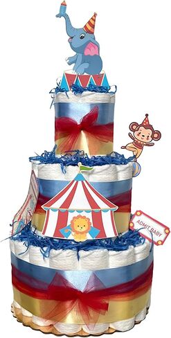 Circus Theme Diaper Cake in Saudi Arabia