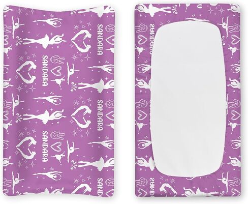 Custom Baby Changing Pad Cover - Personalized Diaper Changing Table Sheet Stretch Fitted Bassinet Sheet Highland Cow(16"x32") in Kuwait