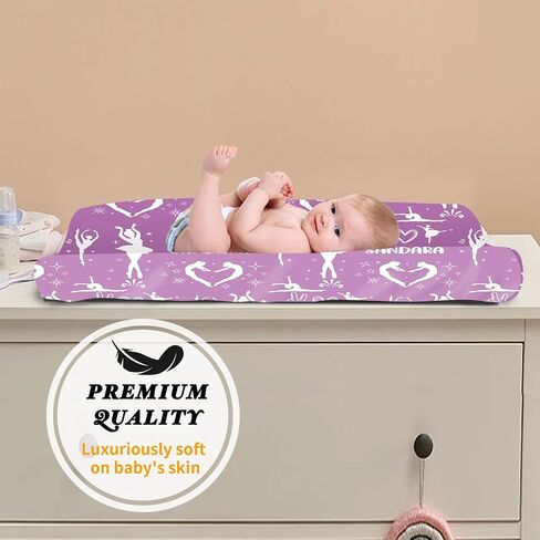 Custom Baby Changing Pad Cover - Personalized Diaper Changing Table Sheet Stretch Fitted Bassinet Sheet Highland Cow(16"x32") in Kuwait
