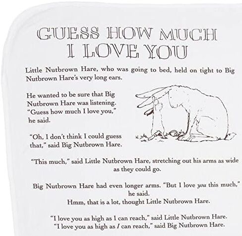 Guess How Much I Love You Storybook Baby Blanket in Saudi Arabia