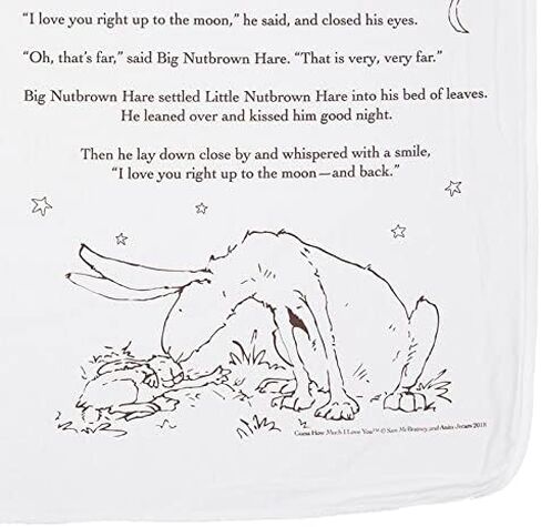Guess How Much I Love You Storybook Baby Blanket in Saudi Arabia