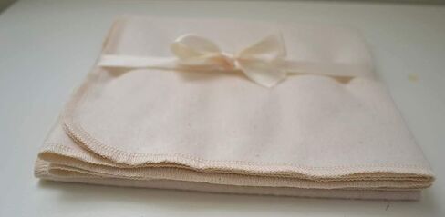 Organic Flannel Receiving or Swaddling Blanket 28x28 Inches in Saudi Arabia