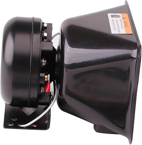 إنذار القرن صفارة الإنذار السلطة الفلسطينية نظام مكبر الصوت، BANHAO 100W 12V 7 الصوت بصوت عال إنذار سيارة الشرطة القرن الشرطة سيارة صفارة الإنذار القرن نظام مكبر الصوت الطوارئ مكبر للصوت إنذار عدة القرن لشاحنة 12V شاحنة قارب سيارة in Kuwait