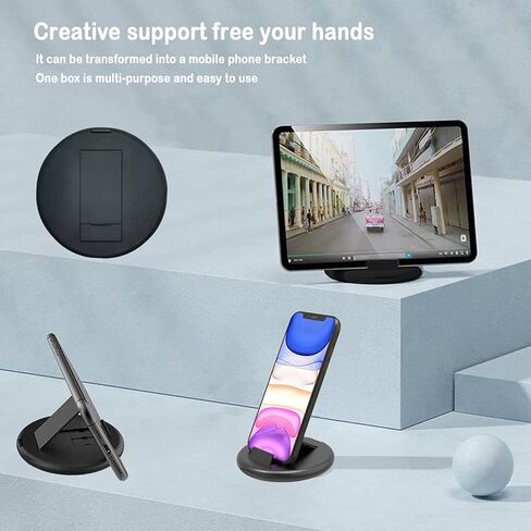 طقم محول USB C إلى Lightning من HESIMING، جراب كابل شحن متعدد محول USB C إلى جهاز C/iOS من النوع C/محول صغير مجموعة كابل بيانات السفر تحتوي على مساحة تخزين للبطاقات، وحامل هاتف، ودبوس إخراج صينية (أبيض) in Kuwait