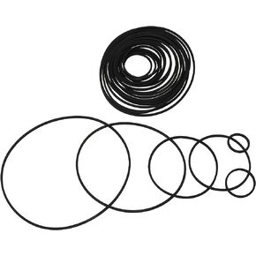Bstinay 20Pcs 25-170mm Mixed Square Cassette Tape Machine Recorder Rubber Belt Recorder Repair Maintenance Mixed Cassette in Kuwait