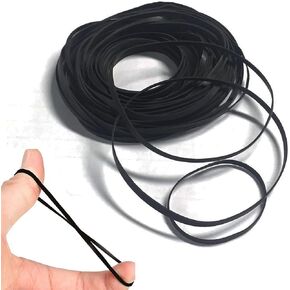 50Pcs Recorder Rubber Belts, Cassette Recorder Repair Rubber Belts 40-135 MM (2MM Width) in Kuwait