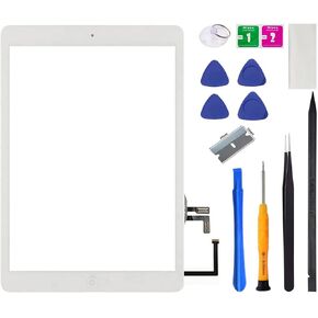 for iPad Air 1 / 1st Gen Screen Replacement 9.7 Inch Digitizer, for A1474 A1475 A1476 Air 1st Generation Touch Glass with Home Button, Repair Tool Kit (Black) in Saudi Arabia