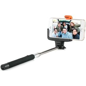 عصا سيلفي بلوتوث: عمود سيلفي قابل للتمديد للهواتف الذكية التي تعمل بنظام iOS وأندرويد، والكاميرات، وحامل هاتف آمن، وزر الإبهام - تصميم أسود أنيق، وزاوية قابلة للتعديل، وصغير الحجم وخفيف الوزن in Kuwait