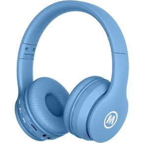 Mokata Headphones Kids Bluetooth 5.4 Wireless Play Time 68H Safe Volume Limit 85/94dB Over-Ear Foldable Headset,Fast Charging,with Aux Cord Built-in Mic for Toddler Child Pad Study Tablet Blue in Kuwait