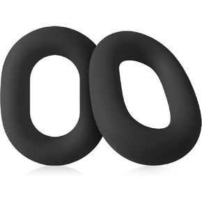 Geiomoo Silicone Earpads for Sony WH-1000XM5 Headphones, Replacement Ear Cushions Cover (Beige)