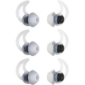 Earbud Tips Earbud Covers Earbuds Replacement Tips Earbuds Tips Earbud Case Headphone Covers Silicone Ear Tips for Bose QC20 QC20i QC30 Soundsport SIE2 SIE2i IE2 IE3 in Earphones SML 3 Pairs