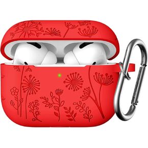 جراب Lerobo لجهاز AirPods Pro الثاني/الأول، غطاء سيليكون ناعم مع سلسلة مفاتيح in Saudi Arabia