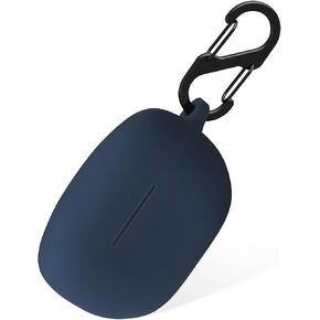 Geiomoo Silicone Case for Sony WF-1000XM5, Protective Cover with Carabiner (Black) in Saudi Arabia