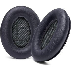 WC PadZ QC35 - Wicked Cushions Ear Pads for Bose QuietComfort 35 & 35ii | Made by Wicked Cushions | Softer Leather, Luxurious Memory Foam, Added Thickness & Durability | Black in Saudi Arabia