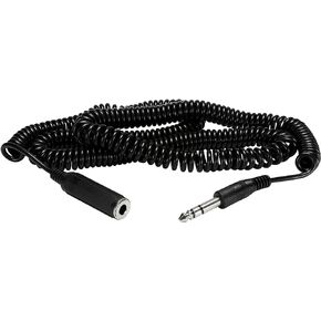 1/4-Inch Stereo Headphone Extension Cord 25 feet Coiled in Saudi Arabia