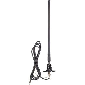 Rubber Antenna AM/FM for Car, RVs, Boat - 15" with 96" Cable, 180-degree Swivel Base in Kuwait