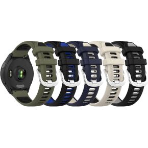 FitTurn Wrist Strap Compatible with Garmin Forerunner 265 Smart Watch Bands, Replacement Wristband Compatible for Garmin Forerunner 265 Soft Silicone Watch Band Adjustable Wristband Bracelet in Saudi Arabia