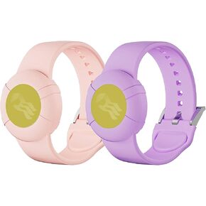SMARTVIN Princess Medallion Sport Band Accessory,2 Packs Silicone Wristbands for Carnival Ocean Medallion, Ideal Fit for Women,Men,Boys,Girls, and Kids