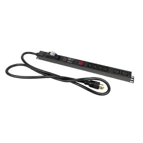 Metered-Breaker-Surge Protection PDU, 240V, L6-30P, 30A, 7200watts, (4) C13 & (2) C19 Outlets, Crypto Mining PDU, Data Centre PDU, ASIC/RIGS PDU in Saudi Arabia