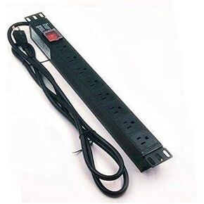 Raising Electronics Rack Mount Power Distribution Unit-6 Outlet 15A PDU